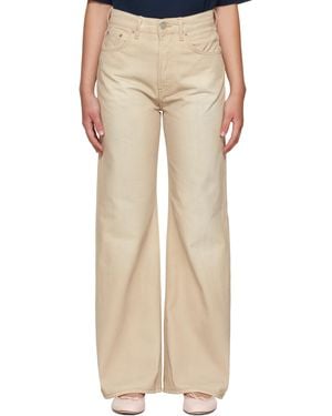 Acne Studios 2021F Regular Fit Jeans - Natural