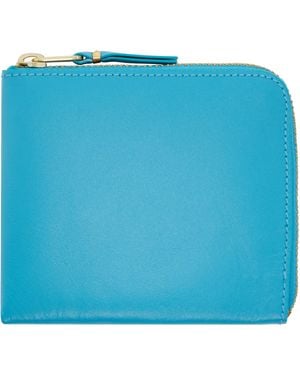 Comme des Garçons Classic Leather Wallet - Blue