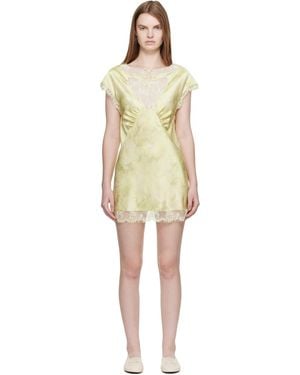 Collina Strada Waterlily Minidress - Black