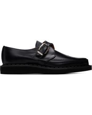 George Cox Strummer Monkstraps - Black