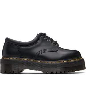 Dr. Martens 8053 Leather Platform Casual Derbys - Black