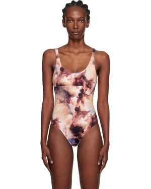 ワンピース水着 Vivienne Westwood CHERUBS STRAIGHT LINE SWIMSUIT Vivienne Westwood - Printed one-shoulder swimsuit Vivienne