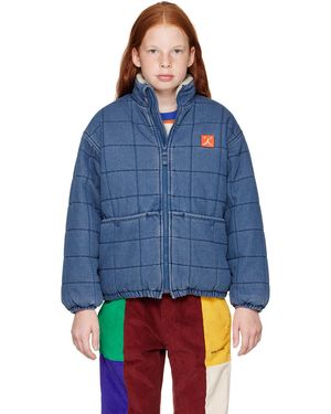 Bobo Choses キッズ｜ブルー B.C Vintage キルティング デニムジャケット