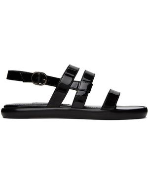 Manolo Blahnik Black Memaar Sandals