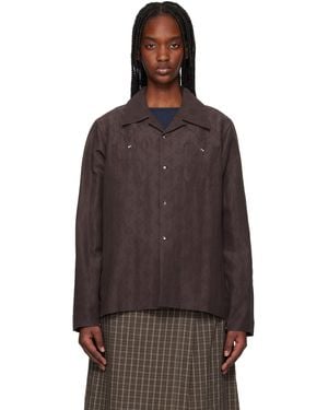 Needles Cowboy One-Up Shirt - Brown