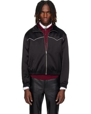 Ernest W. Baker Western Track Jacket - Black