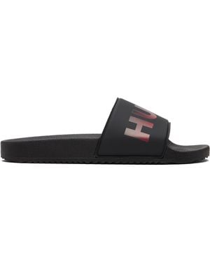 HUGO Logo Slides - Black