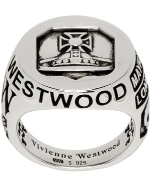 Vivienne Westwood Lancelot Chevalier Ring - Metallic