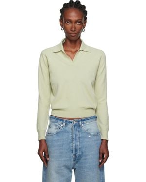 Maison Margiela Khaki Longsleeve Polo - Multicolor