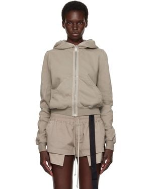 Rick Owens Tower Small Hoodie - Natural