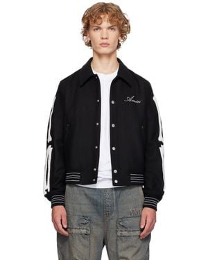 Amiri Bones Bomber Jacket - Black