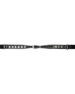 Toga Rivet Leather Belt - Multicolor