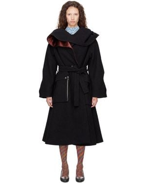 Kiko Kostadinov Siskin Hooded Coat - Black