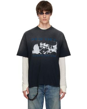 KAMIYA 'Stay True To Your Dream' Pocket T-Shirt - Black