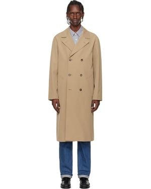 A.P.C. Croisé Coat - Black