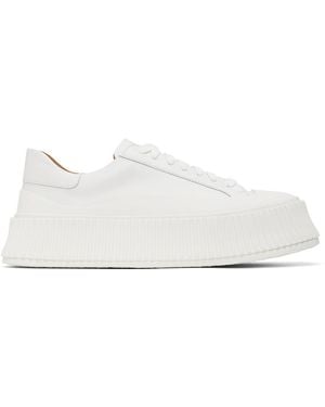 Jil Sander Low-Top Platform Trainers - Black