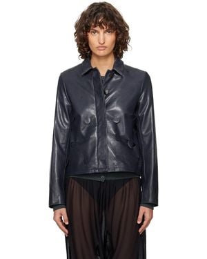 Paloma Wool Candela Leather Jacket - Black