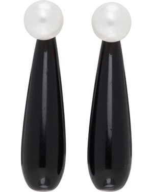Sophie Buhai Small Angelyne Earrings - Black