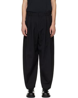 Studio Nicholson Line Trousers - Black