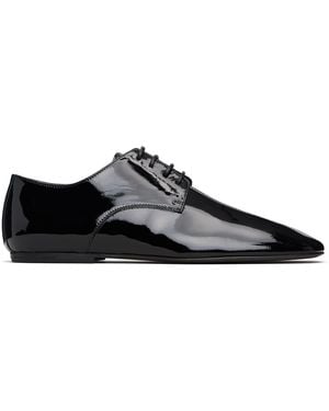Dries Van Noten Square Toe Derbys - Black