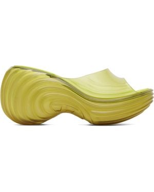 DIESEL Melissa Edition Platform Mule Heeled Sandals - Yellow