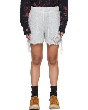Doublet Metal Letter Shorts - Black
