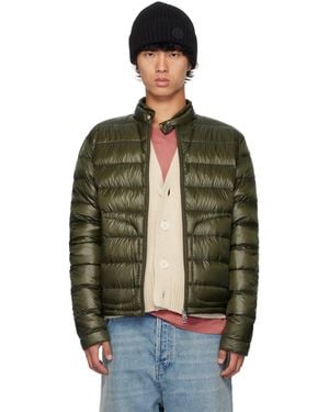 Moncler カーキ Acorus ダウンジャケット - ブラック