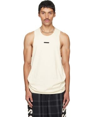 Fear Of God Off- Essential Tank Top - White