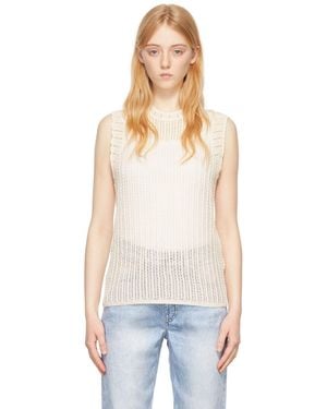 Rag & Bone Off- Riley Tank Top - White