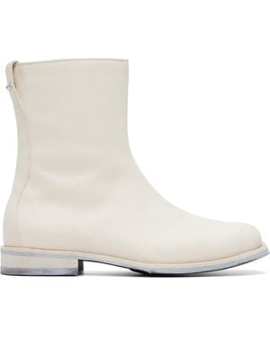Our Legacy Off- Slim Camion Boots - White