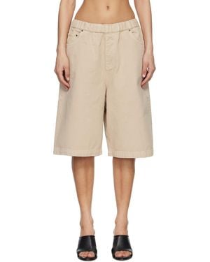 Entire studios Spar Denim Shorts - Natural