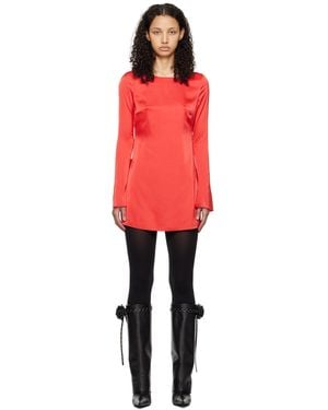 GUIZIO Lleo Mini Dress - Red