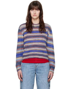 A.P.C. Pull abby bleu - Rouge
