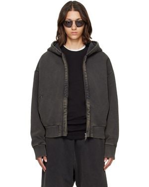 Entire studios Thermal Hoodie - Black