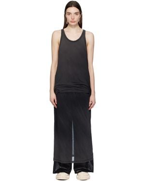 Doublet Layered Maxi Dress - Black