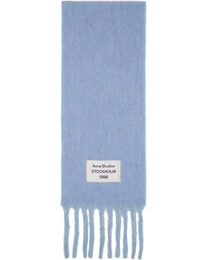 Acne Studios Bicolor Alpaca Scarf - Black