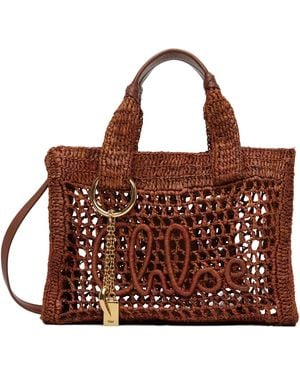 Chloé ブラウン Made For A Womanエディション Summer Banana トートバッグ
