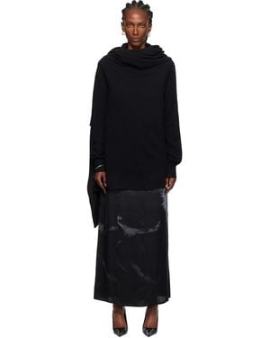 Ann Demeulemeester Nadine 3 Holes Turtleneck - Black