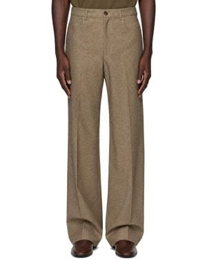 Dries Van Noten Twill Pants - Natural