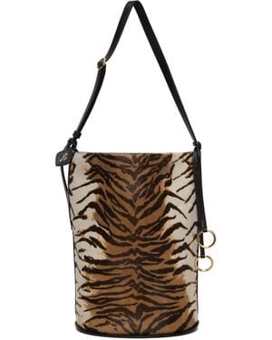 Alaïa Hip Small Bucket Bag - Black
