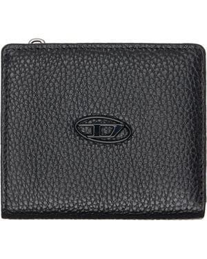 DIESEL Bi-Fold Zip Wallet - Black