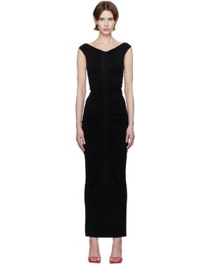 Alexander Wang ☆ブラック ドレープ マキシドレス Alexander Wang ドレープ マキシドレス ブラック | Lyst