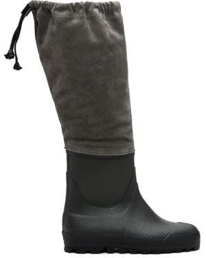 Rier Farmer Rain Tall Boots - Black