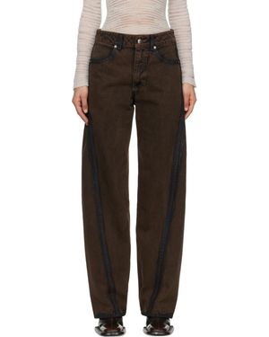Eckhaus Latta Bend Jeans - Black