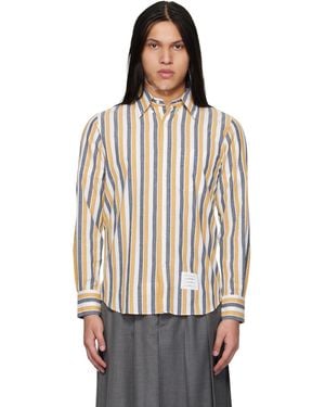 Thom Browne Madras Cotton Repp Stripe Armband Shirt - Multicolour