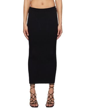 Christopher Esber Submerged Underwear Maxi Skirt - Black