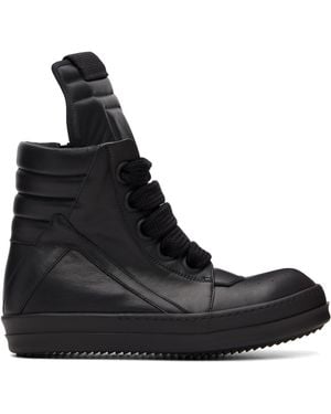 Rick Owens Tower Jumbolace Geobasket Trainers - Black