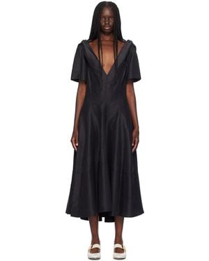 Bottega Veneta Fluid Midi Dress - Black