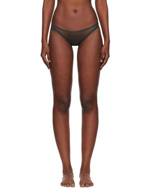 Yasmine Eslami Culotte Jeanne Kaki - Multicolore