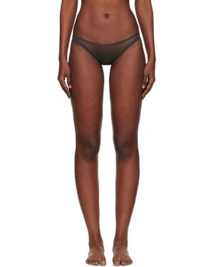 Yasmine Eslami Khaki Jeanne Briefs - Multicolour